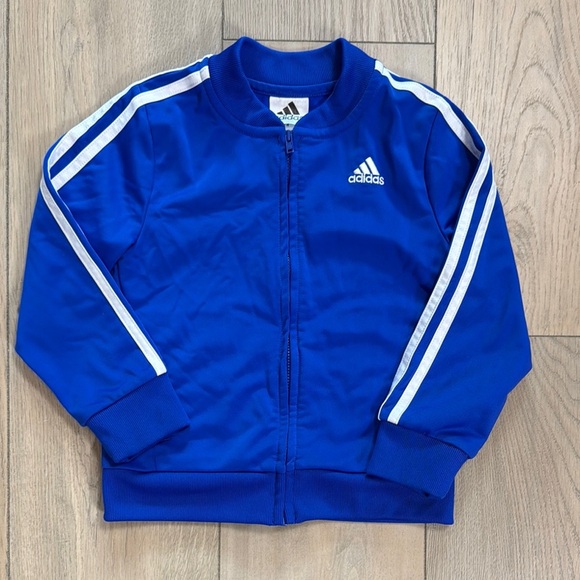 Adidas Blue Track Jacket - Picture 1 of 7